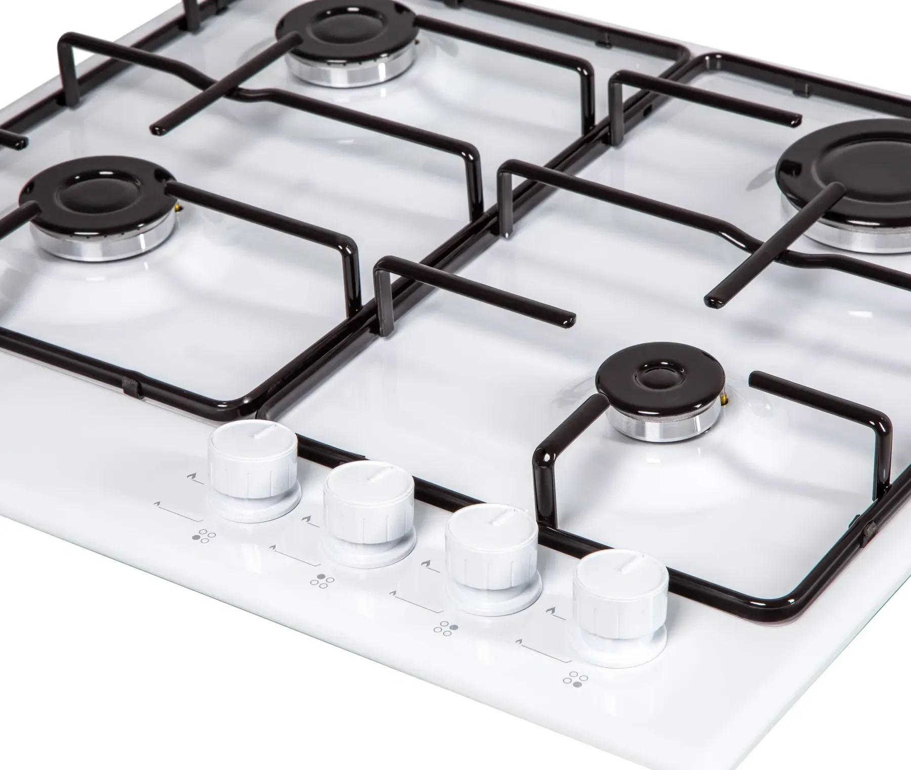 Поверхность газовая варочная Gunter&Hauer G 4 WH эмалированная поверхность - фото 3 Поверхность газовая варочная Gunter&Hauer G 4 WH эмалированная поверхность - фото 3