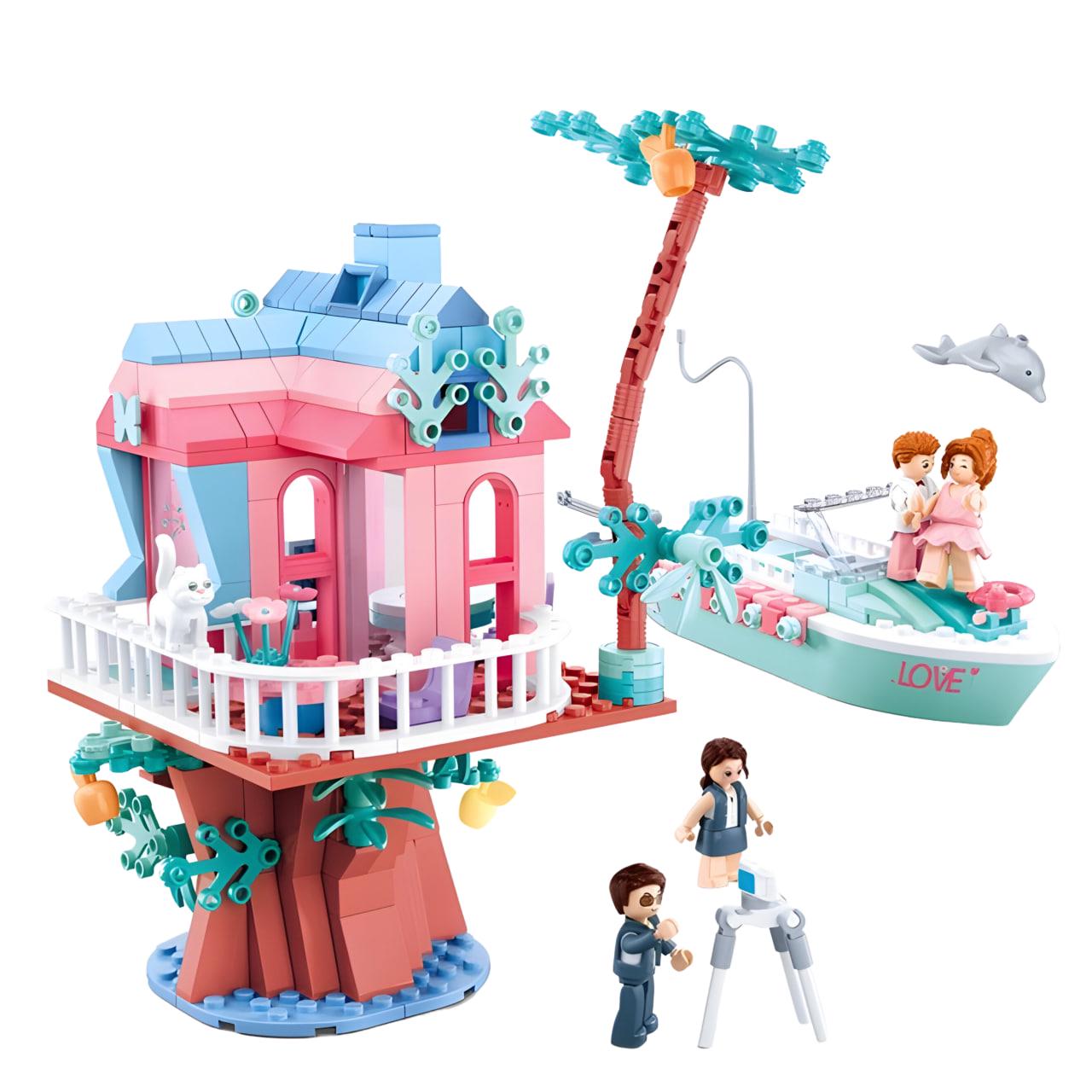 Конструктор Sluban Будиночок дереві 417 деталей (M38-B0771)