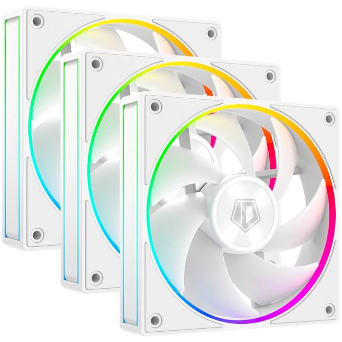 Кулер для ПК ID-Cooling AF-127-ARGB-W 3-pack 120x120x27 мм ARGB White (25815697)