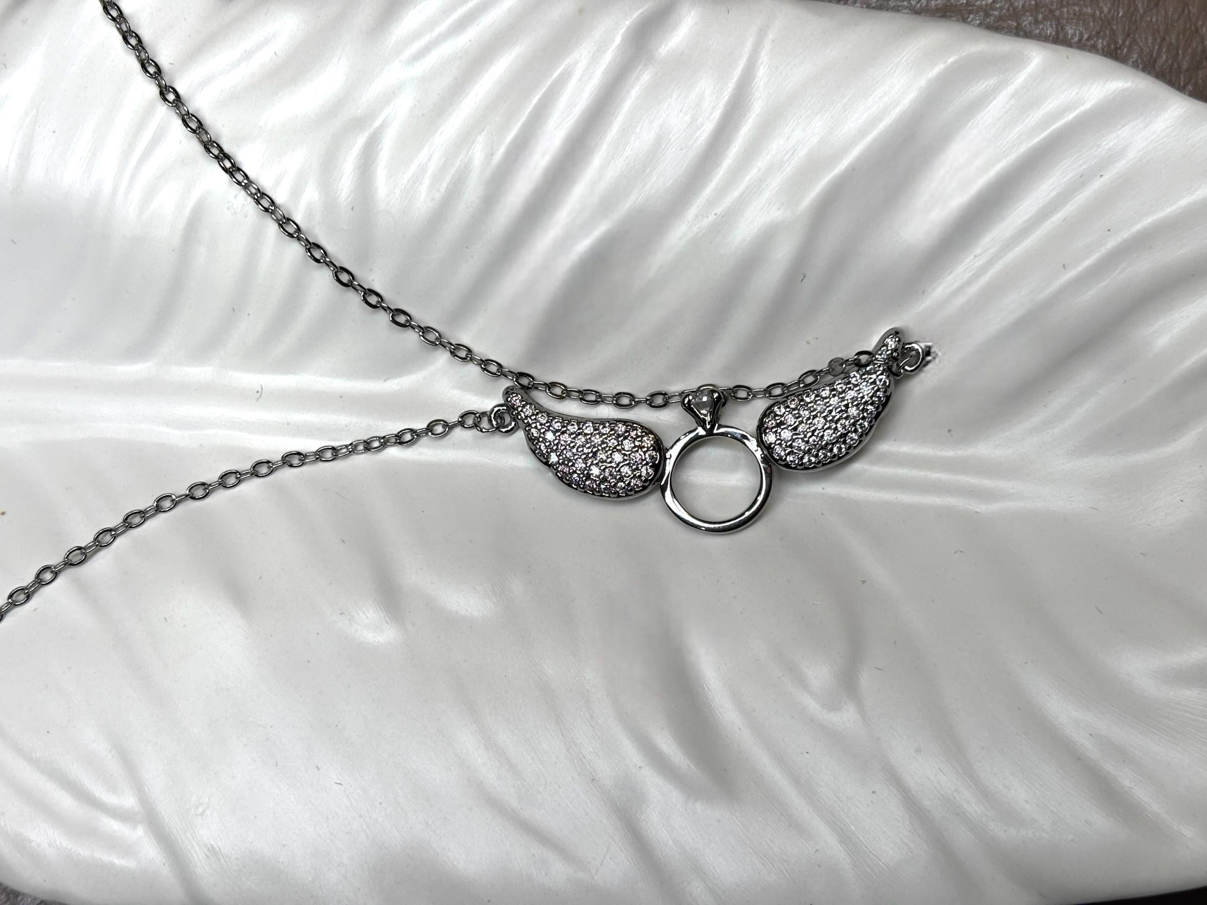 Колье Mirshine Wings Silver (25547110) - фото 2