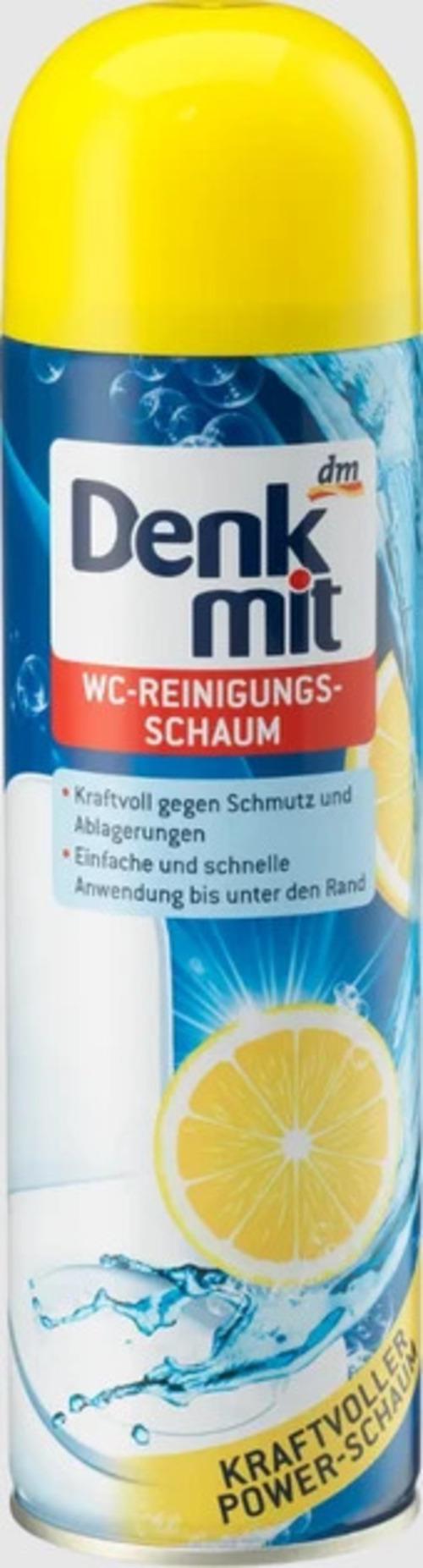 Засіб для чищення унітазу пінний Denkmit WC-Reinigungsschaum Zitrone 500 мл