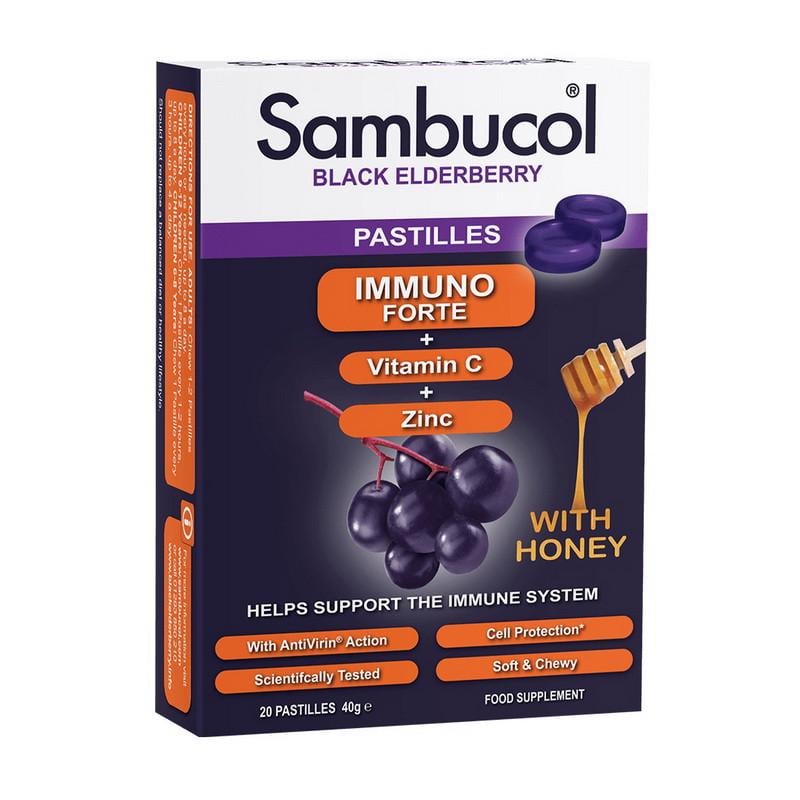 Комплекс для імунітету Sambucol Immuno Forte Pastilles 20 пастилок (21219-01)