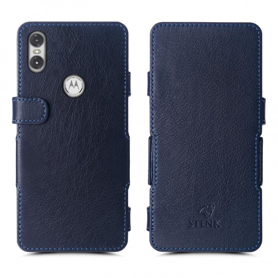 Чехол книжка Stenk Prime для Motorola One (XT1941-4) Синий (63577) Чехол книжка Stenk Prime для Motorola One (XT1941-4) Синий (63577)