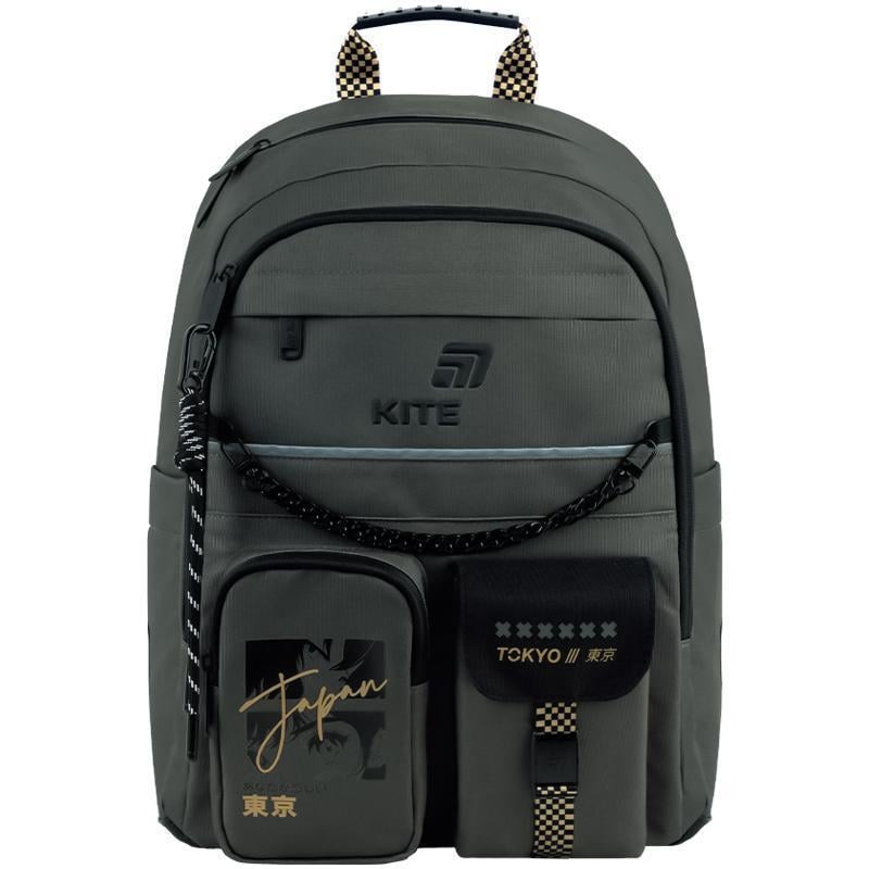 Школьный рюкзак KITE Education Tokyo Vibe 13 л Серый (K26-584M-4)