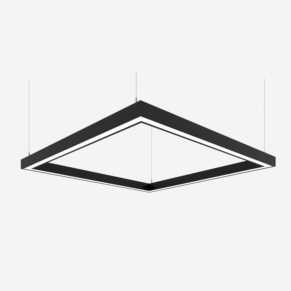 Светильник светодиодный X-LED 80 Вт квадратный 440x440x43 мм Черный (LSNK-80b) - фото 3 Светильник светодиодный X-LED 80 Вт квадратный 440x440x43 мм Черный (LSNK-80b) - фото 3