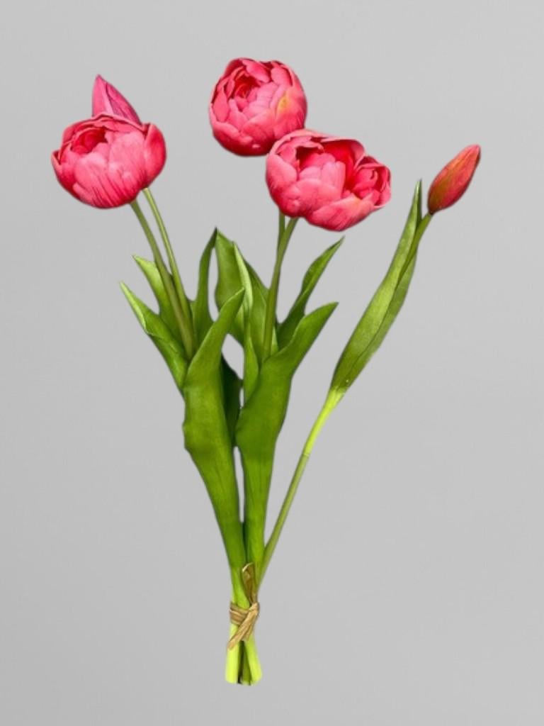 Букет из латексных тюльпанов 5 шт. 44 см Коралловый (К07059) Букет из латексных тюльпанов 5 шт. 44 см Коралловый (К07059)