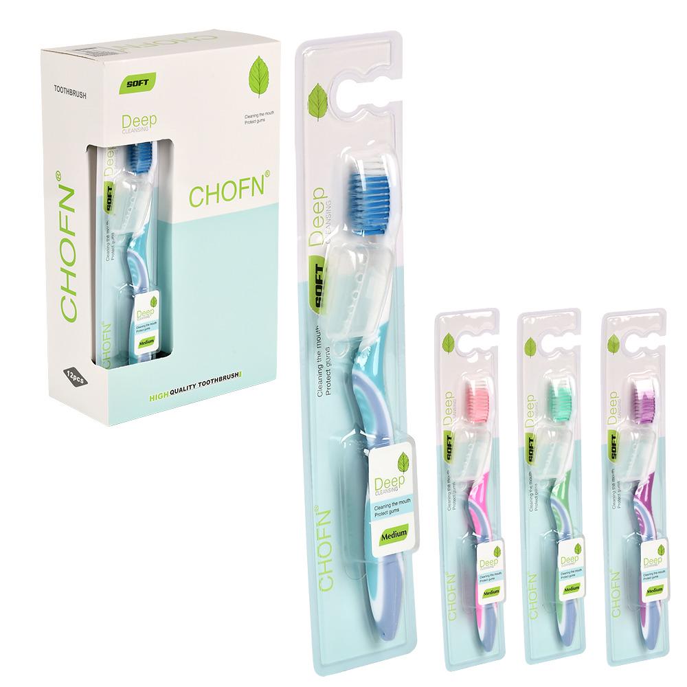 Зубная щетка 12 шт. 18,5 см (R100637)