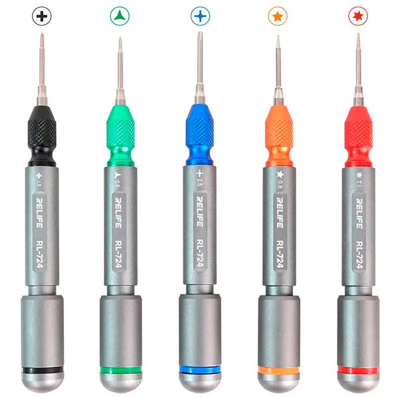 Набір викруток Relife RL-724A прецизійний для ремонту 5 шт. (2000996199472) - фото 11 Набір викруток Relife RL-724A прецизійний для ремонту 5 шт. (2000996199472) - фото 11