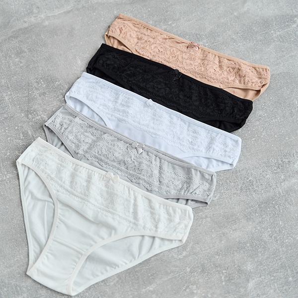 Жіночі трусики Nicoletta 5 шт. L Різнокольоровий (12500)