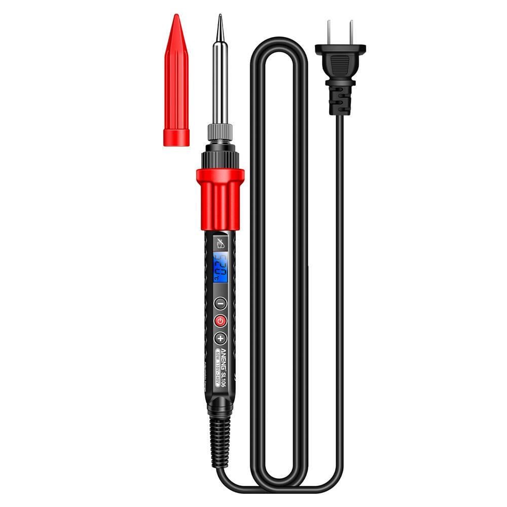 Паяльник ANENG SL106 60W 180-520°C совместимость с жалами серии 900М Красный (00-00028919) Паяльник ANENG SL106 60W 180-520°C совместимость с жалами серии 900М Красный (00-00028919)