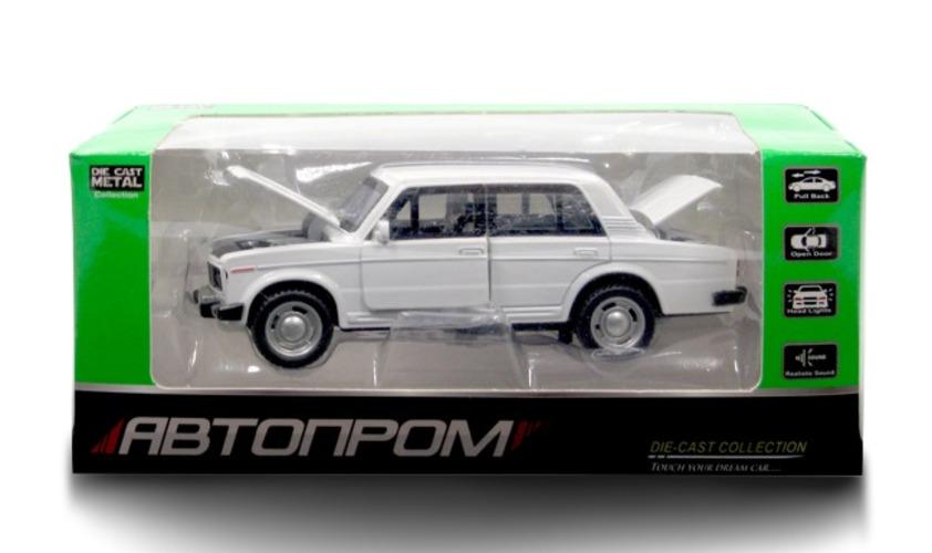 Автомодель Автопром Lada 2106 1:32 Белый (7642)
