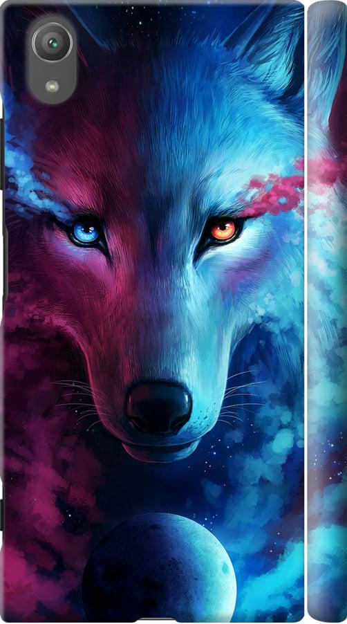 Чехол на Sony Xperia XA1 Plus G3412 Арт-волк (3999m-1129-42517)