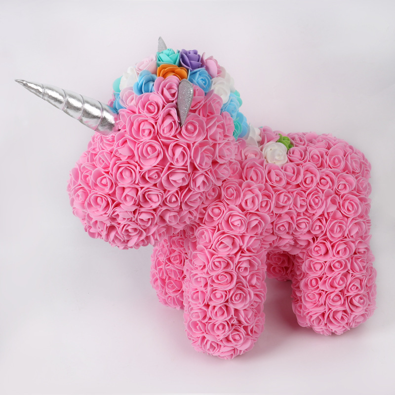 Единорог из роз в подарочной коробке 38 см Розовый (536fffb2) Единорог из роз в подарочной коробке 38 см Розовый (536fffb2)