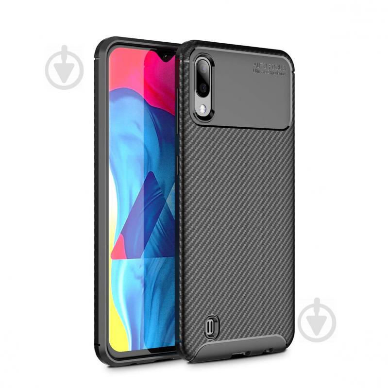 Чохол Carbon Case Samsung M105 Galaxy M10 Чорний (hub_UhYT96649)