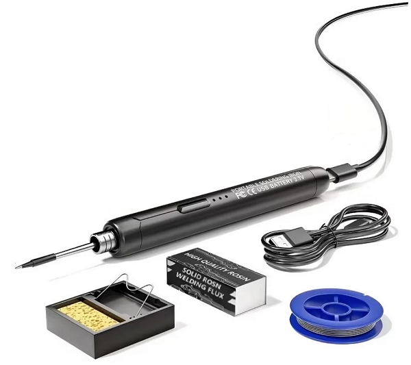 Паяльный набор USB/беспроводной с регулируемой температурой Черный