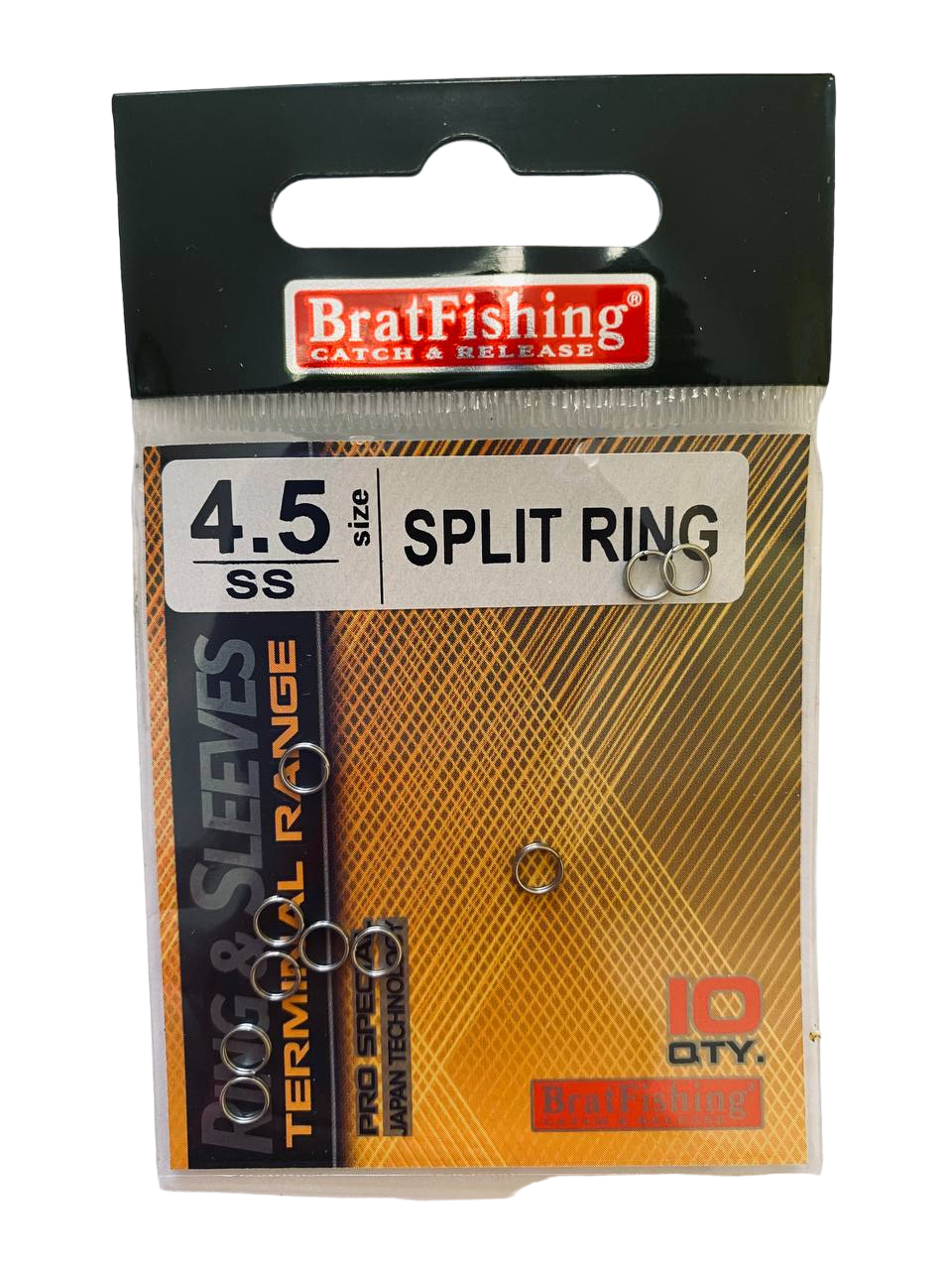 Заводне кільце BratFishing Split Ring №4,5 10 шт. (1099)