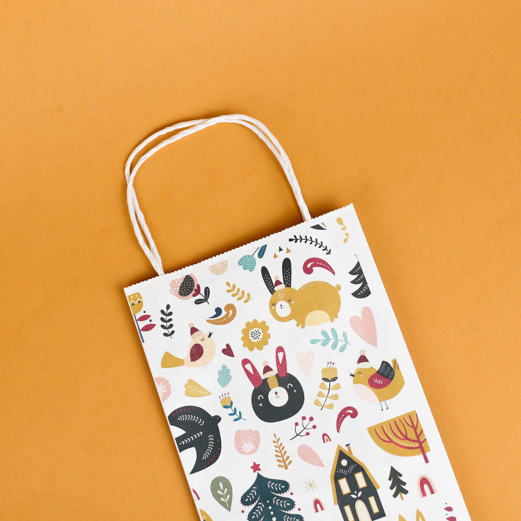 Подарочный пакет новогодний 150х90х240 мм 10 шт. - фото 4 Подарочный пакет новогодний 150х90х240 мм 10 шт. - фото 4