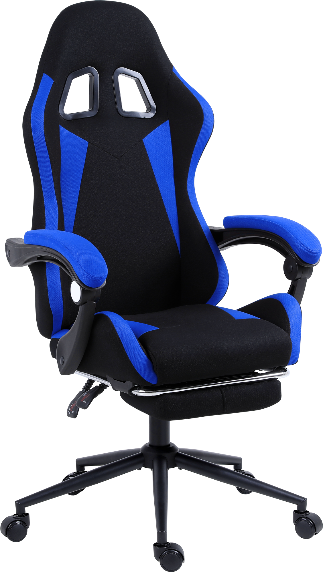 Крісло геймерське GT Racer X-2324 Black/Blue - фото 5