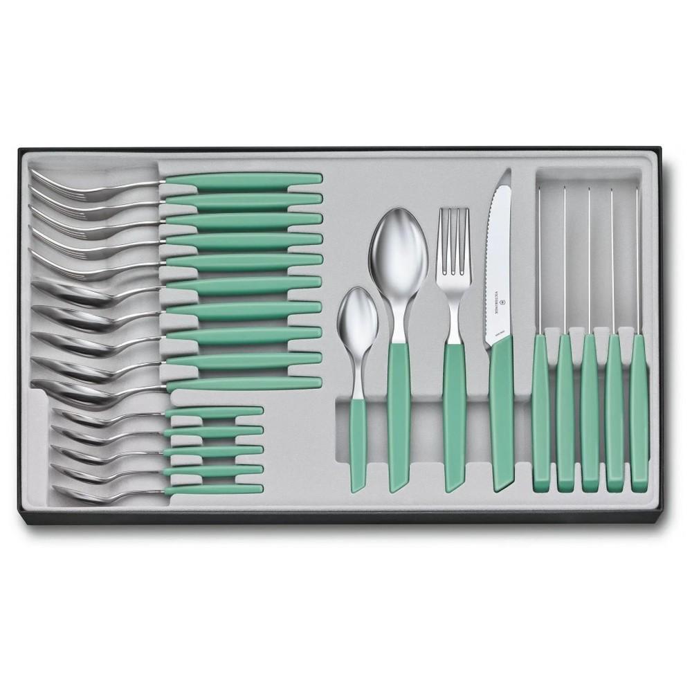 Набор столовых приборов Victorinox Swiss Modern Table Set 24 пр. (6.9096.11W41.24)