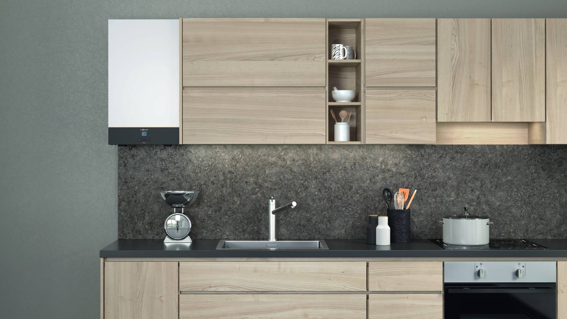 Котел конденсационный Viessmann VITODENS CLASSIC BPKB 2-контурный настенный 25 кВт (BPKB-25) - фото 3