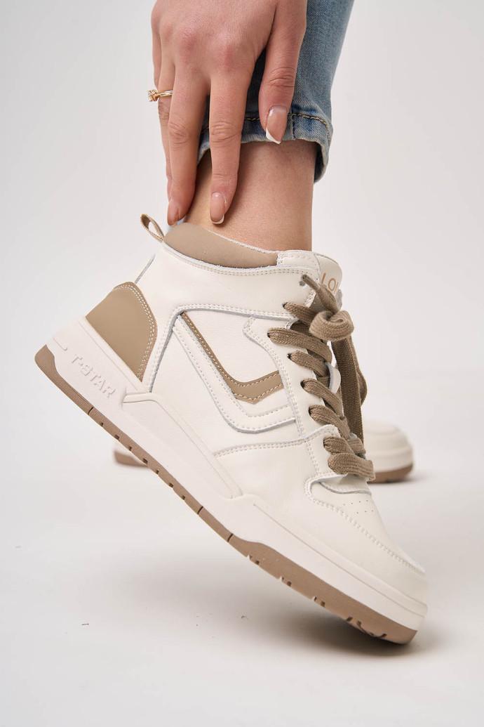 Кроссовки женские LONZA р. 38 Бежевый (175934) - фото 3 Кроссовки женские LONZA р. 38 Бежевый (175934) - фото 3