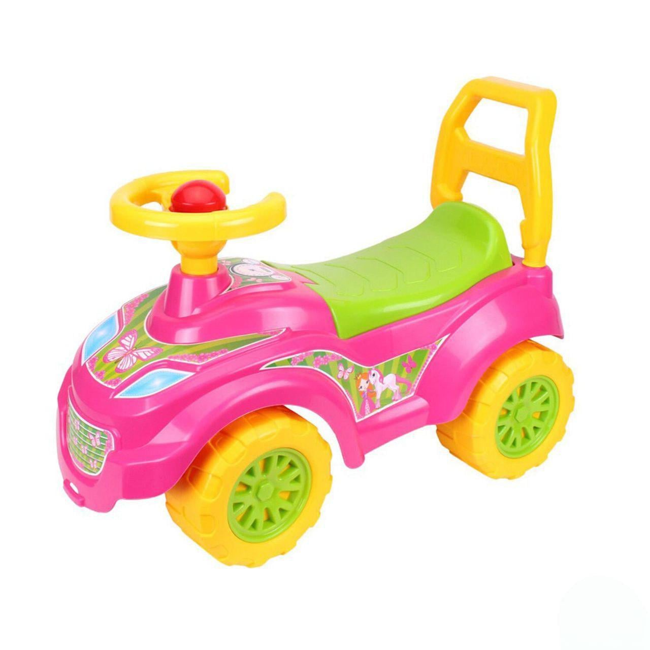 Каталка Technok Toys 0793 Принцеса з багажником та звуковим сигналом Рожевий (23647761)