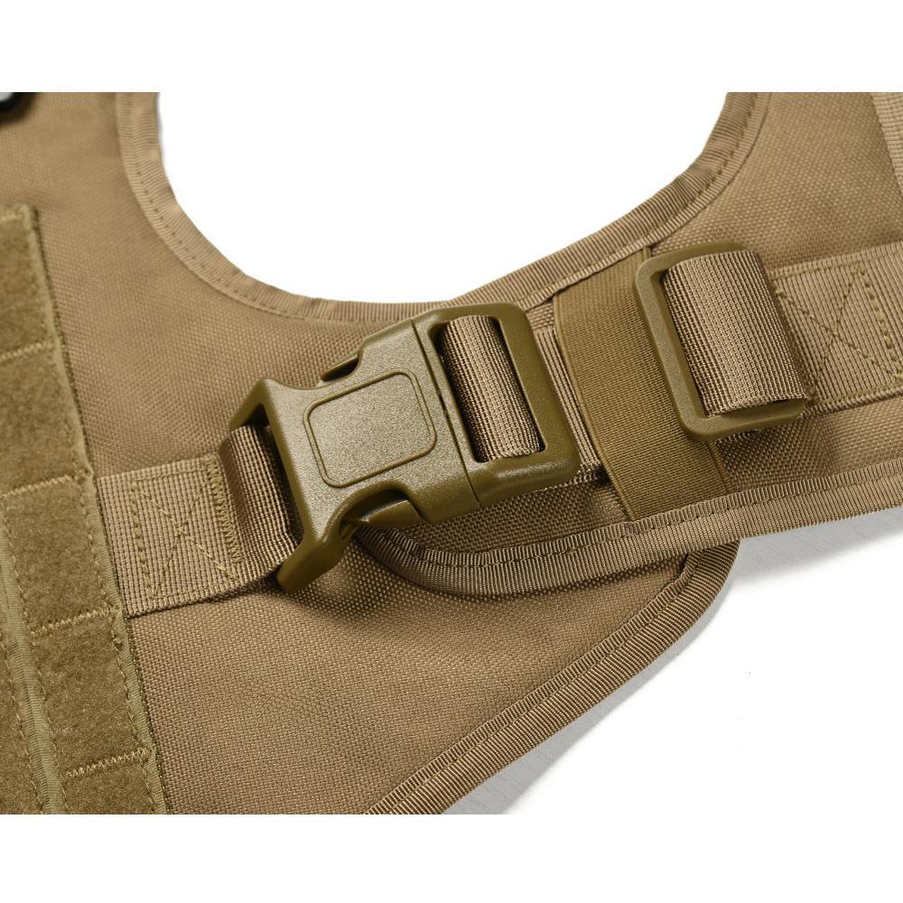 Шлея для собак Harness K9 Long с ручкой М 62-84 см Коричневый (1686266856) - фото 6