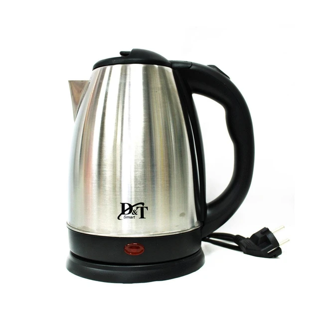 Электрочайник из нержавеющей стали дисковый 2 л 1800 Вт (DT 803)