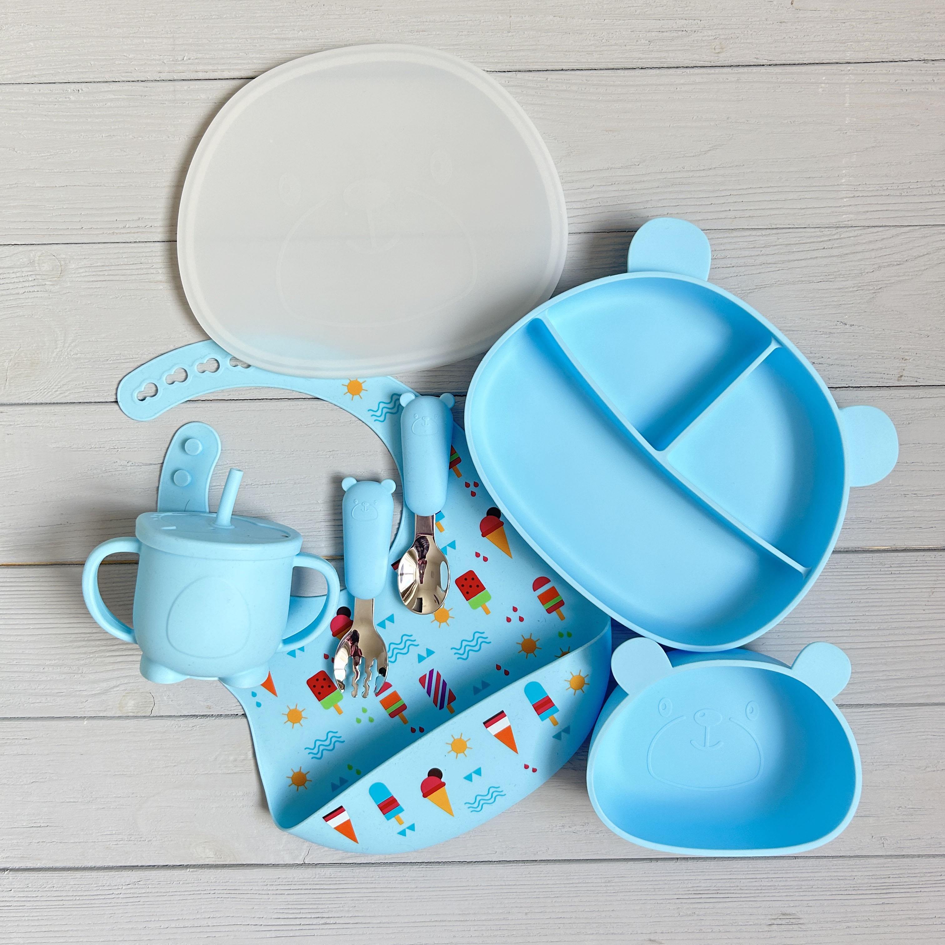 Детская посуда силиконовая Мишка BPR img_e9198 Y9 Голубой (65515) - фото 1 Детская посуда силиконовая Мишка BPR img_e9198 Y9 Голубой (65515) - фото 1