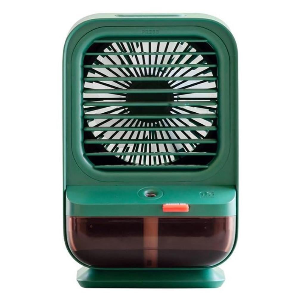 Вентилятор с водяным охлаждением Remax F18 с аккумулятором 4000 mAh Green (000535)