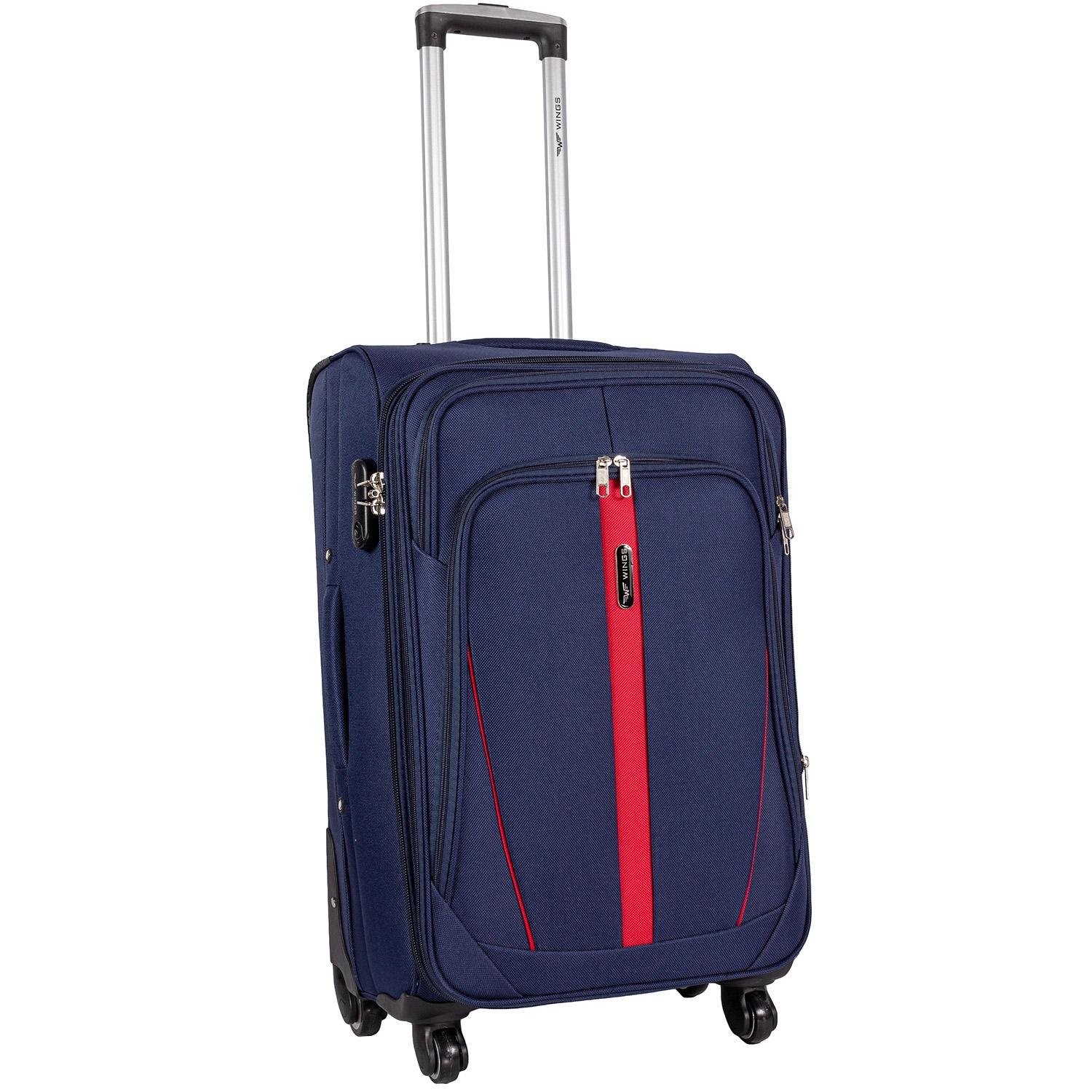 Валіза Wings 1706-4 M Синій (48435)