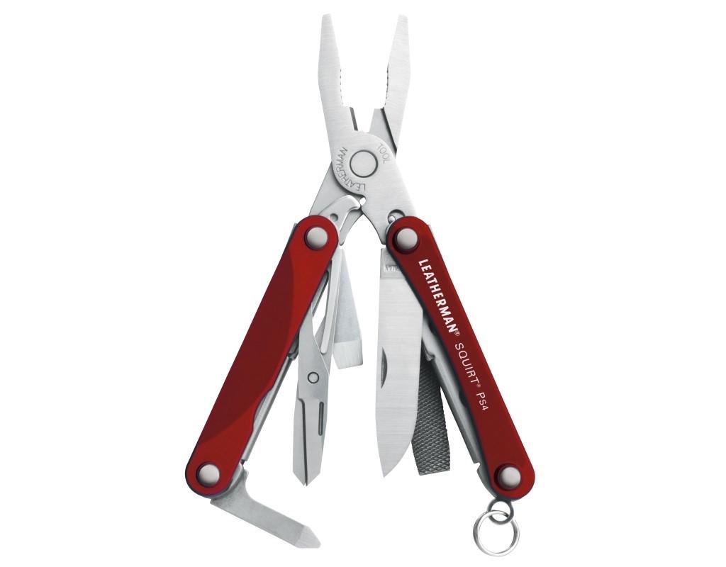 Мультитул Leatherman Squirt PS4 9 инструментов Красный (831227)