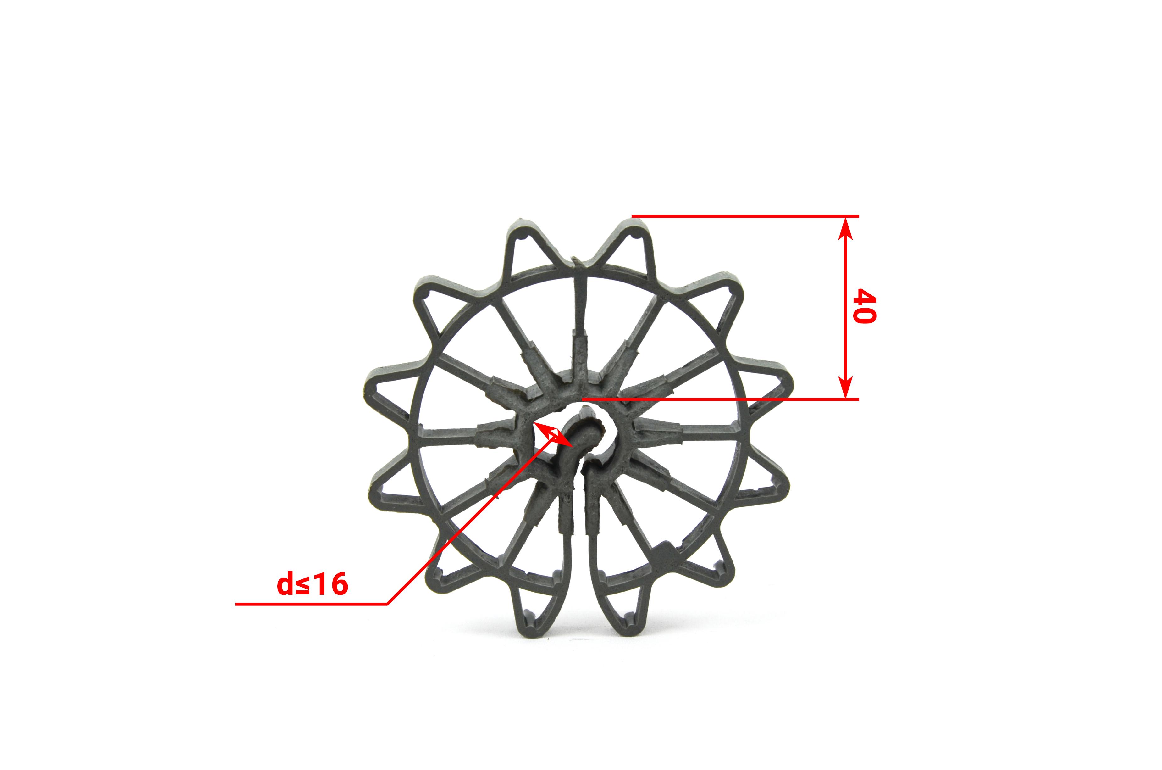 Фіксатор арматури Зірочка 40 мм 400 шт. (11930477) - фото 2