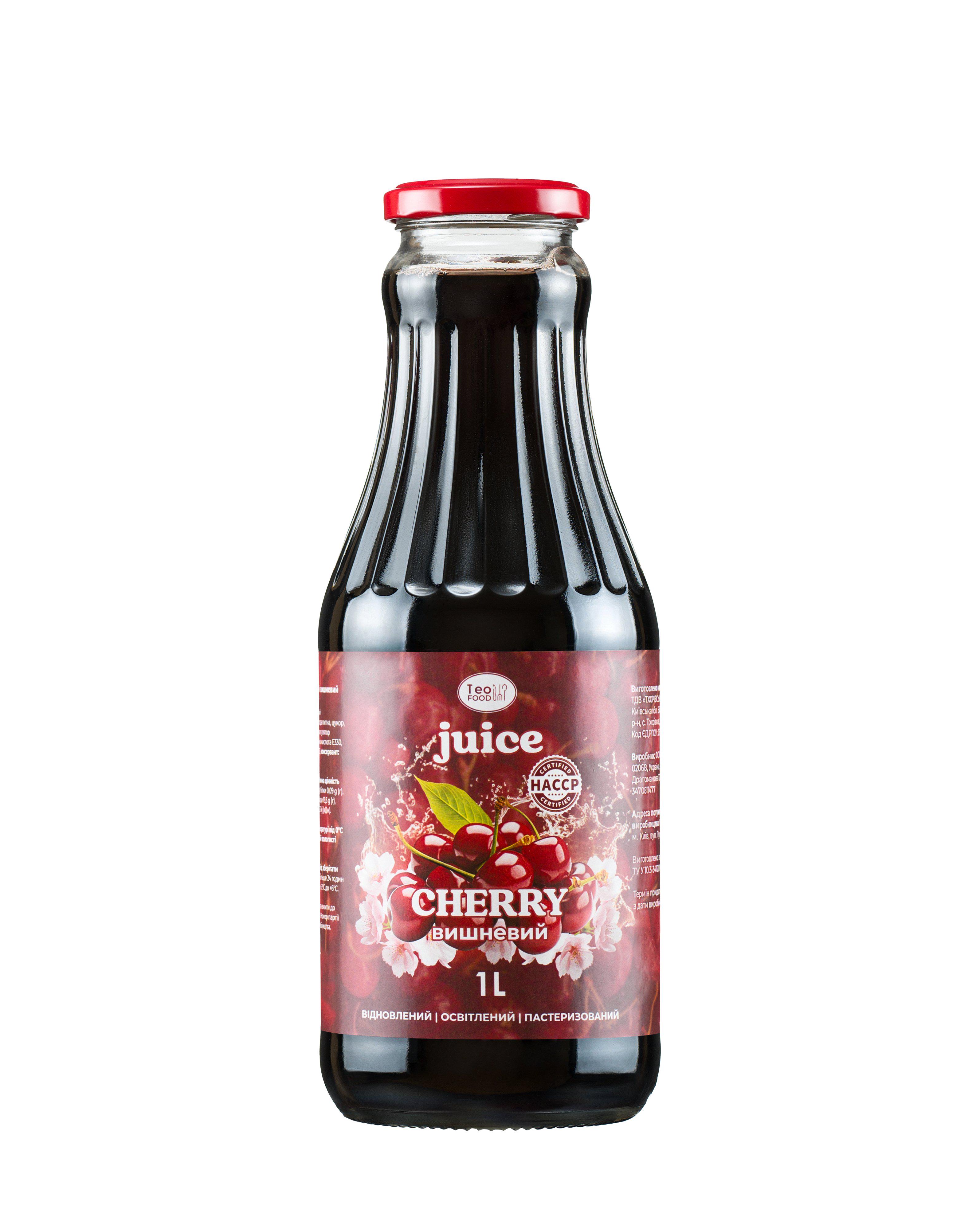Сок восстановлен Вишневый 1 л (31577926)
