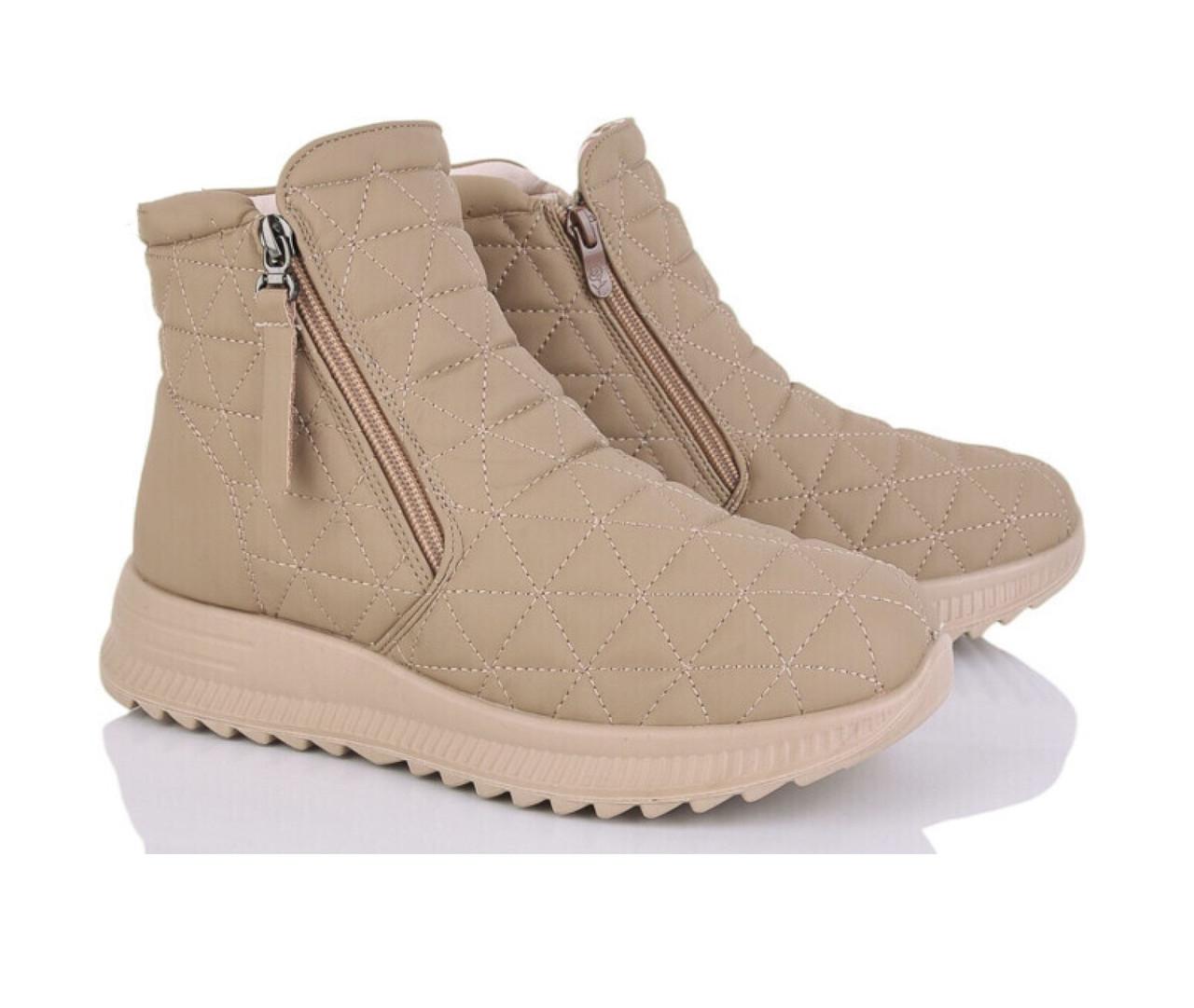 Ботинки зимние женские Saimaoji A31153/38 р. 38 Бежевый