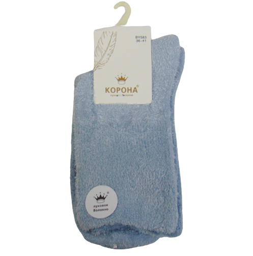 Носки велюровые пух Корона ВY583 р. 36-41 Голубой (1976053746) Носки велюровые пух Корона ВY583 р. 36-41 Голубой (1976053746)