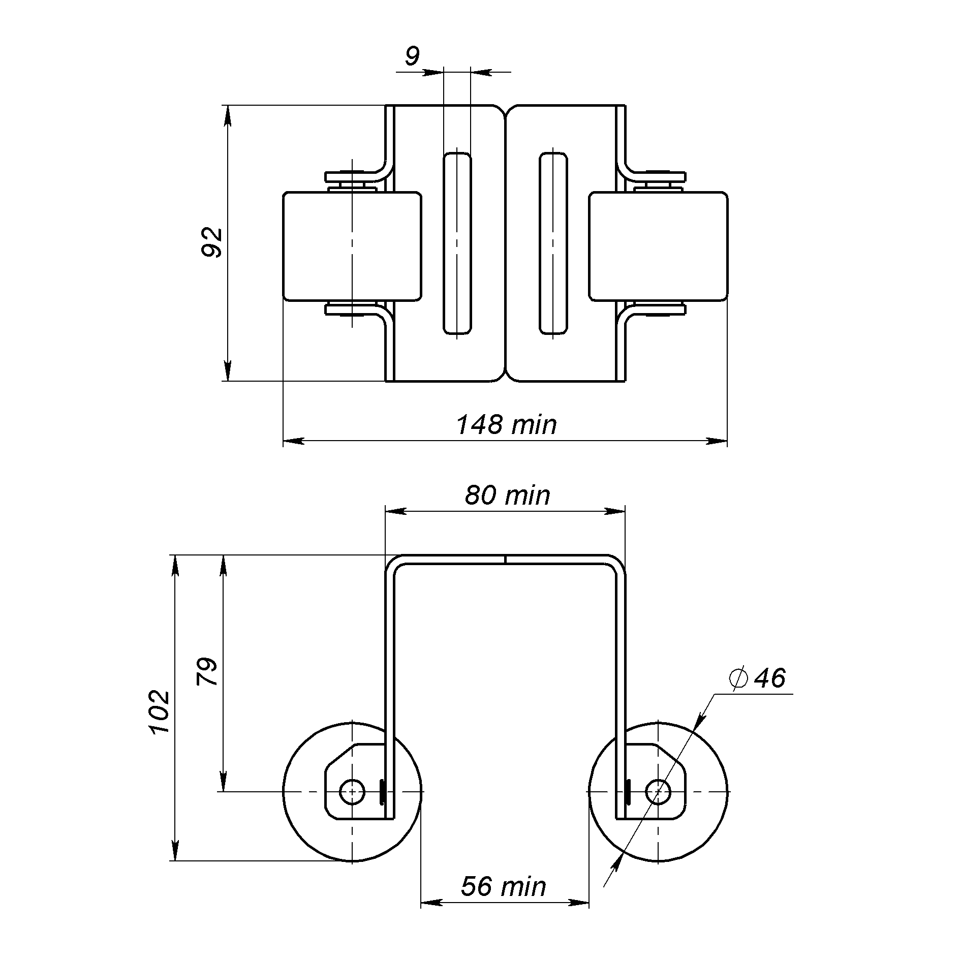 Уловлювач для воріт Roll Grand 3С тип 2 універсальний - фото 2 Уловлювач для воріт Roll Grand 3С тип 2 універсальний - фото 2