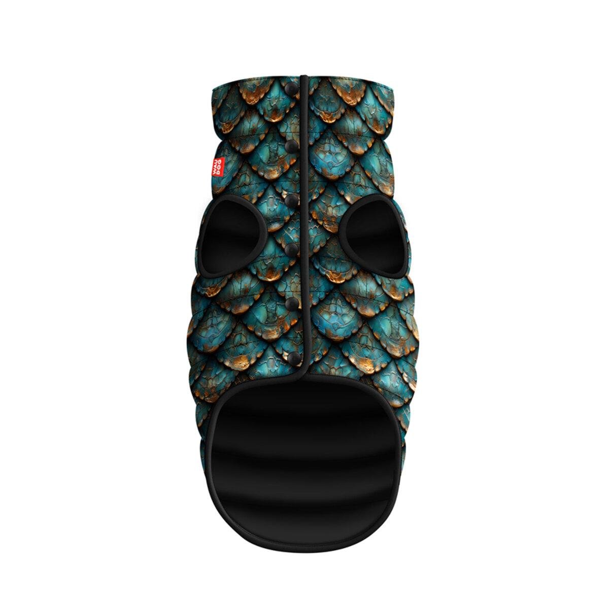 Курточка для собак WAUDOG Clothes рисунок Чешуя M45 В 61-65 см/С 38-42 см (408-0179)