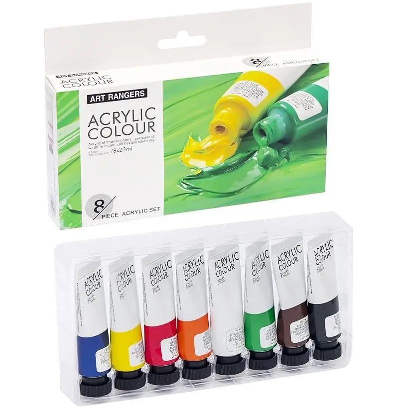 Акрилові фарби ART RANGER 8 кольорів по 22 мл