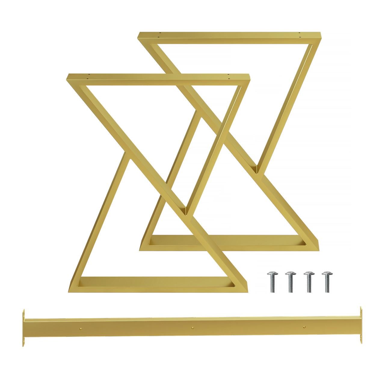 Каркас разборный для стола из металла Loft 1200х500х730 мм Золотой (K1076-50-120)
