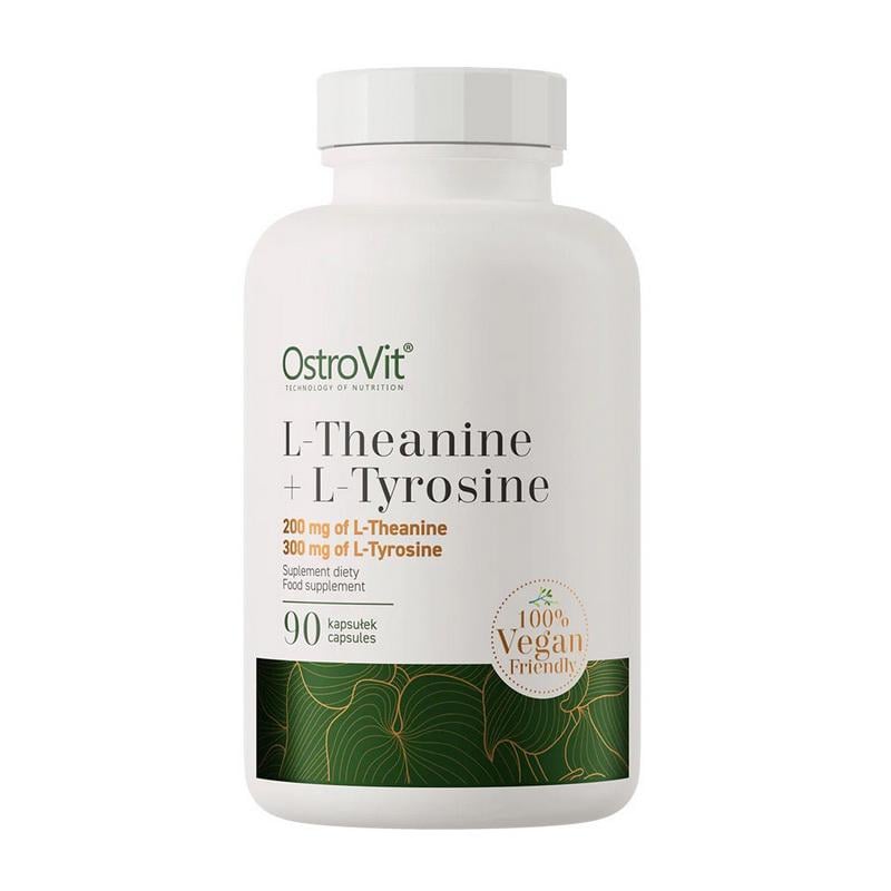Теанин и тирозин OstroVit L-Theanine + L-Tyrosine 90 капс.