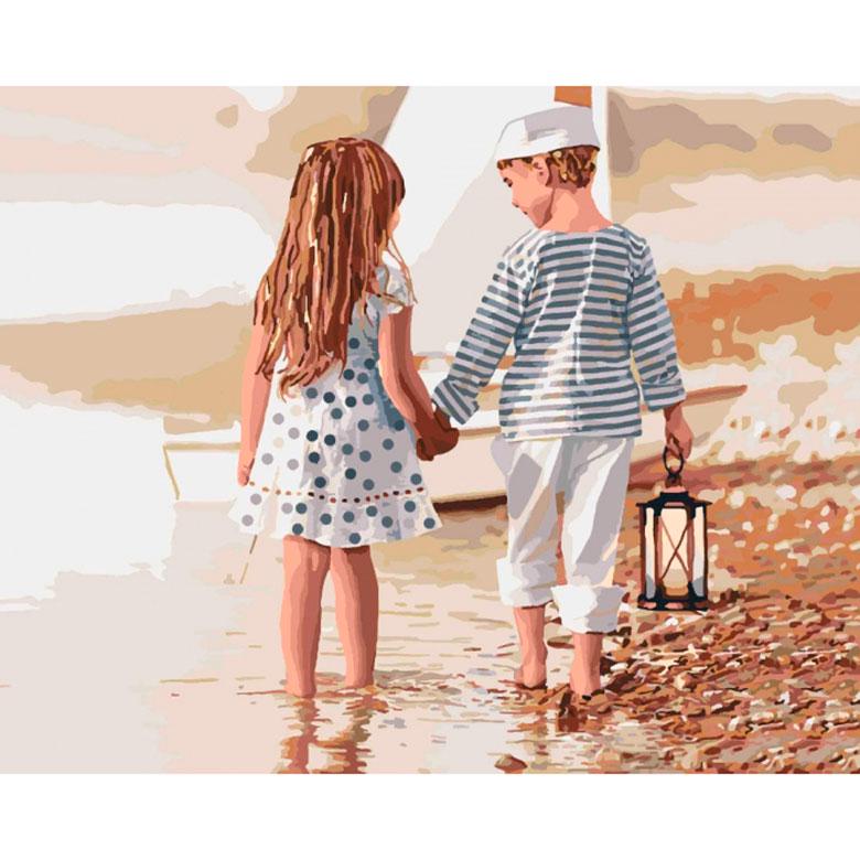 Картина по номерам Идейка КН2328 Дружба 40х50 см (L057463)