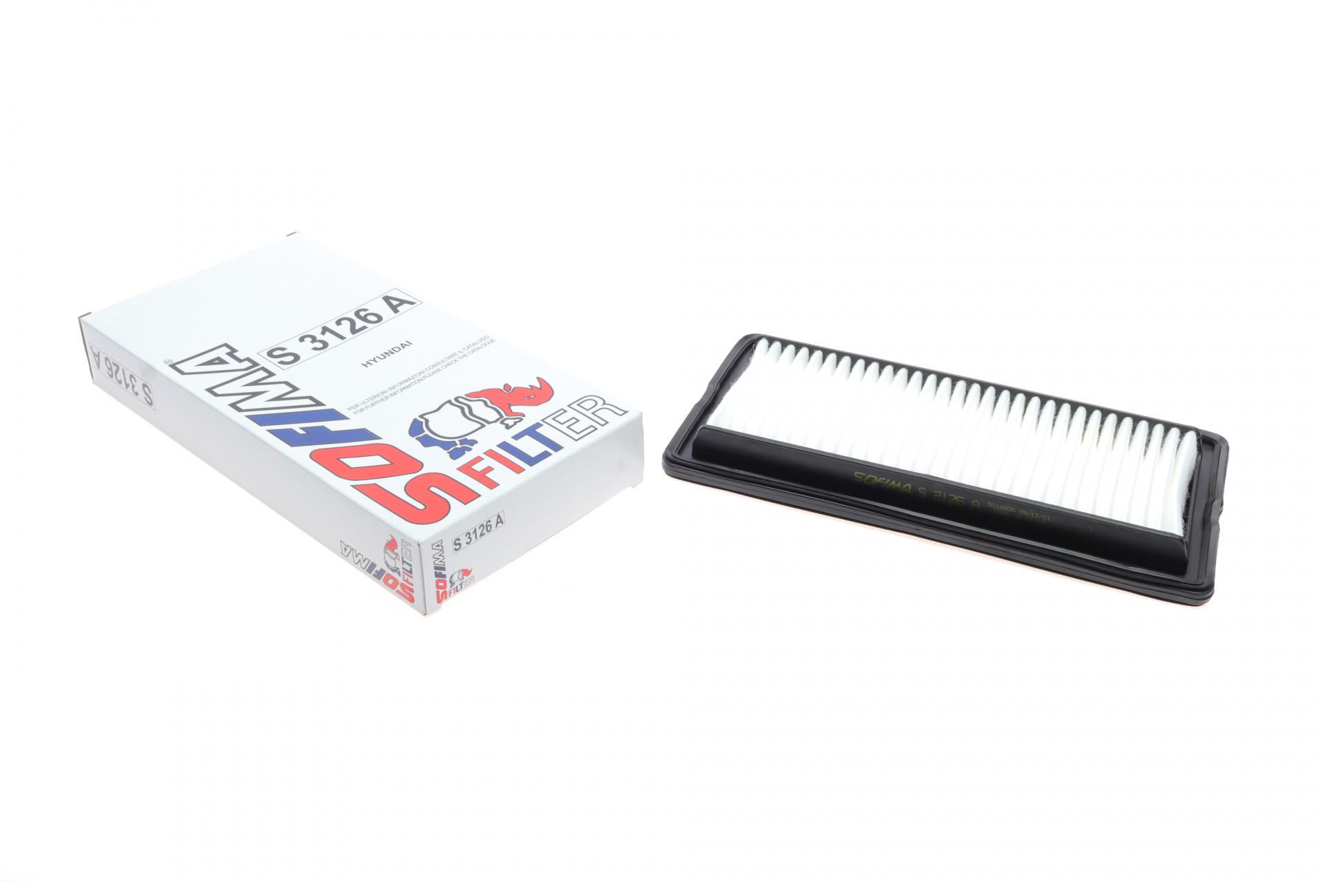 Фільтр повітряний SOFIMA для Hyundai Atos 1,0i 99- (S 3126 A)