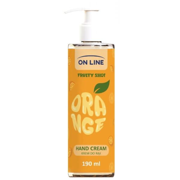Крем для рук On Line Fruity Shot Orange с апельсином и маслом ши 190 мл (27770877)