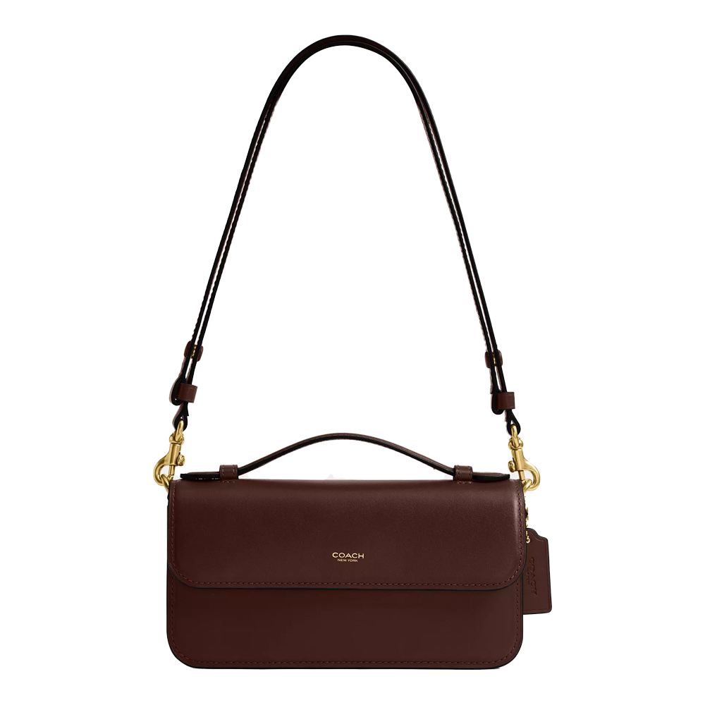Сумка женская Coach Elora Top Handle Crossbody Bag Brass/Maple (CH08)