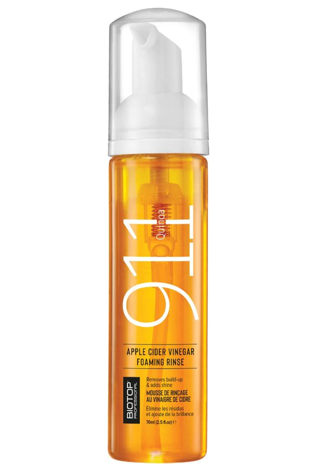 Пінка для ополіскування волосся оцтом BIOTOP 911 з та екстрактом кіноа 70 мл (46022)