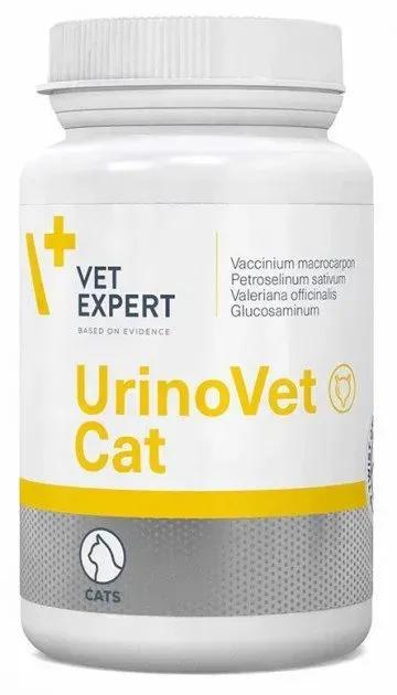 Харчова добавка UrinoVet Cat VetExpert УріноВет Кет для підтримання сечовидільної функції у котів 45 капсул
