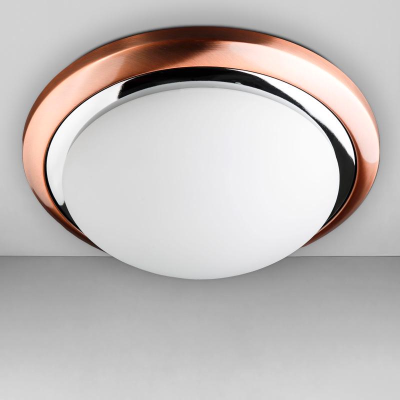 Настенно-потолочный светильник Light House DL-18329/3 Медь/Хром/Белый