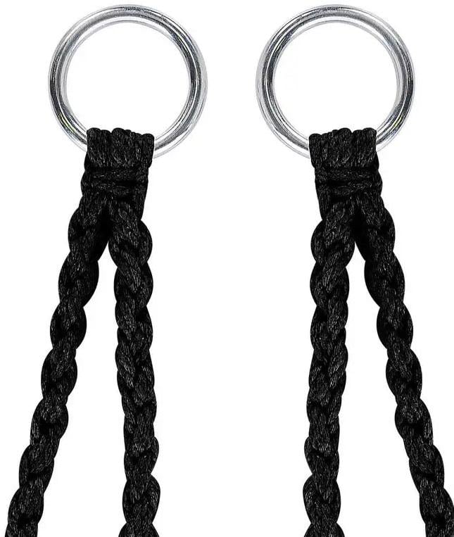 Кресло-гамак подвесное бразильское Bonro B-092 120 кг Черный - фото 5 Кресло-гамак подвесное бразильское Bonro B-092 120 кг Черный - фото 5