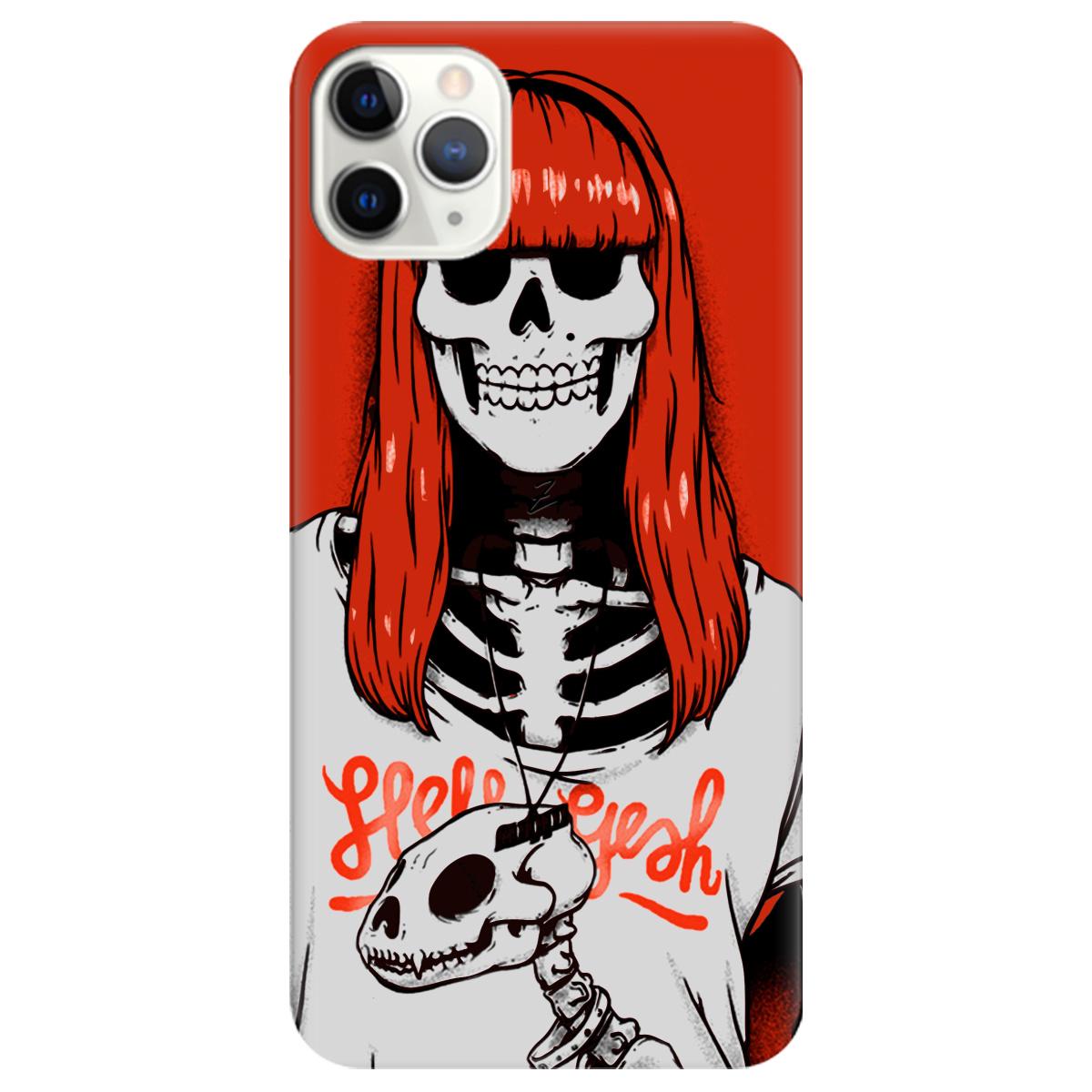 Силіконовий чохол Zorrov для Apple iPhone 11 Pro Max - skeleton (12180040179072380)